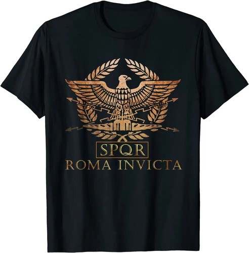 Spqr roma invicta t shirt - -,