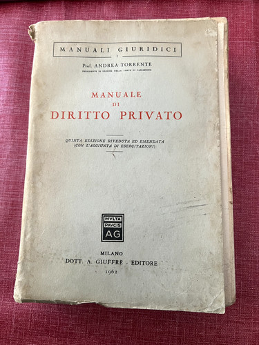 Prof andrea torrente manuale - prof., torrente,