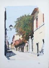 Aldo Riso - Litografia originale numerata e firmata