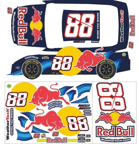 Losi nascar red bull - nascar,