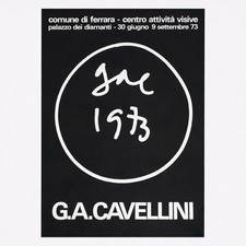 Poster G A Cavellini Ferrara