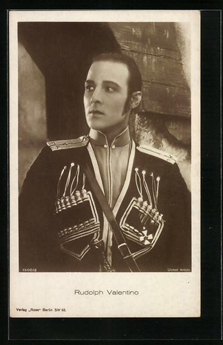 Attore rodolfo valentino - rodolfo,