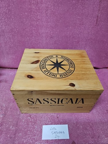 Sassicaia 2010cassa legno - di,