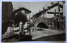 Cartolina Aosta ponte romano