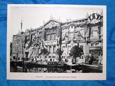 Illustrazione Italiana 1898 - Amsterdam 1898 - Il Palazzo della Banca d'Olanda