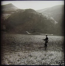 Glass Magic Lantern Slide THE