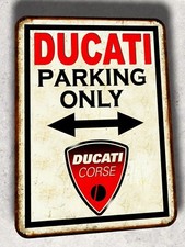 plaque métal vintage Ducati
