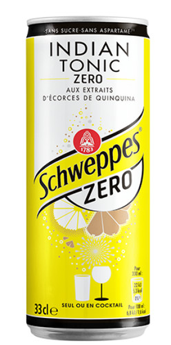 Schweppes indian tonic - indian, zero