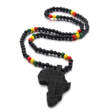 Collana legno hip hop da - legno,