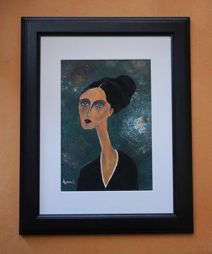 Espressionista quadro - espressionista.,