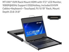 MT-VIKI KVM Rack Mount Console