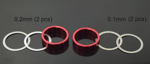 Collare conico alluminio rosso