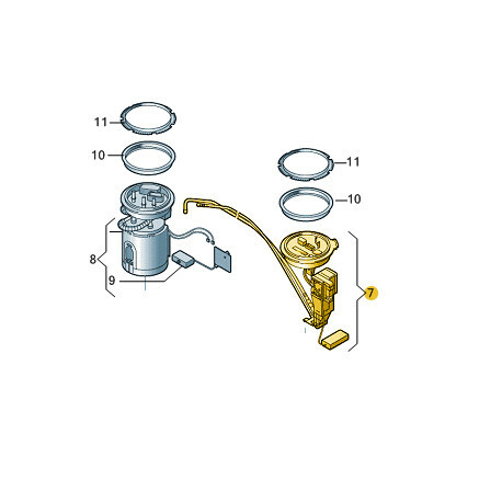 Pompa gasolio serbatoio - gasolio,