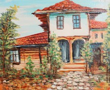 Dipinto ad olio vintage