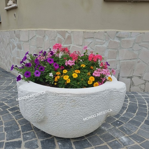 Vaso mortaio fioriera - vaso,