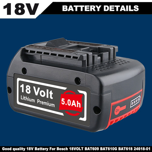 Batteria per bosch 18v - 18v, 5.0ah