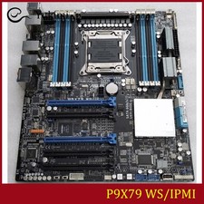 PER ASUS P9X79 WS/IPMI DDR3*8 LGA2011 128GB scheda madre test OK