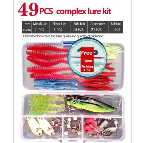 Complete fishing lure kit - lure, 23