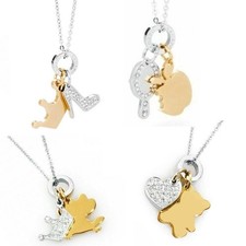 Collana donna acciaio fiabe - collana,