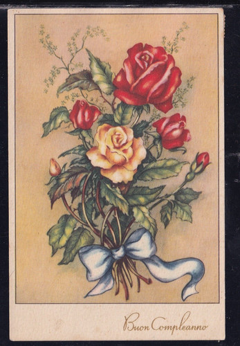 Cartolina buon compleanno - buon,