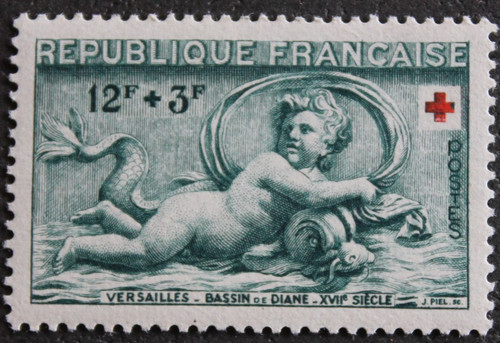 Timbre france croix rouge - timbre,