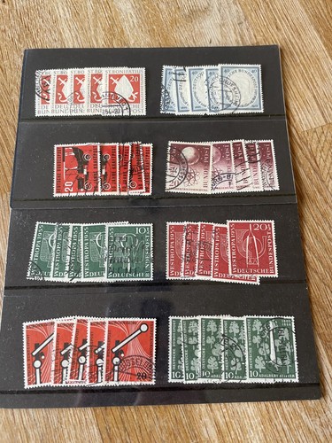 Germania bundespost 1954 - germania, 1954/55
