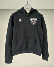 Felpa Petrarca Padova Rugby by Le Coq Sportif  14A nero cappuccio vintage-XXX