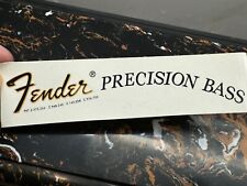 2 pezzi FENDER PRECISION BASS chitarra basso waterlide transfer headstock decalcomanie nuovo