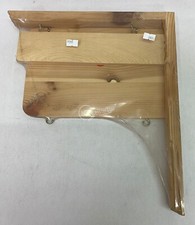 Insegna cartello da parete in legno bifacciale a bandiera 31x35x3 cm fai da te