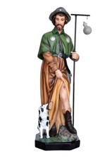 STATUA SAN ROCCO CM 80 IN