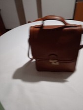 BORSELLO UOMO IN PELLE COLOR CUOIO ANNI 80/90