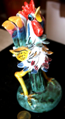 Gallo pregiata ceramica di - gallo, in