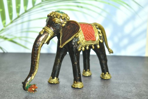 Elefante indiano fatto mano - fatto, a
