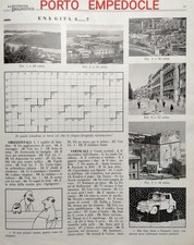 PORTO EMPEDOCLE AGRIGENTO 1998 PAGINA INTERA CON CINQUE  FOTO