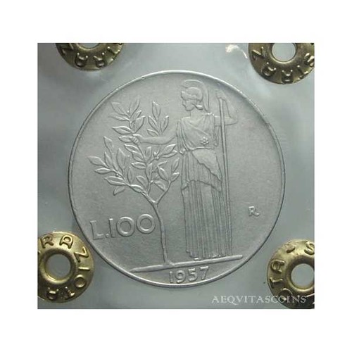 Repubblica 100 lire 1957 - lire,