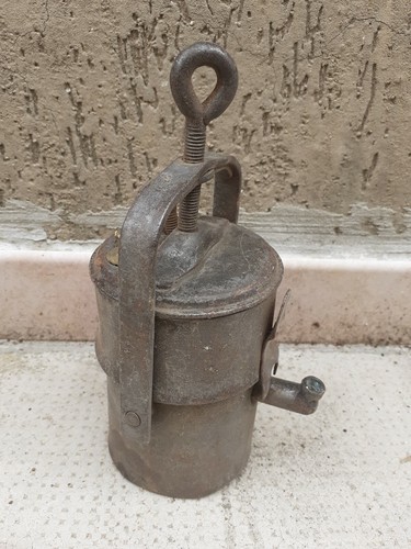 Vecchia lampada carburo - lampada,
