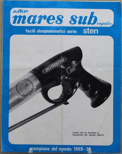 Depliant fucile mares sub - sub, sten