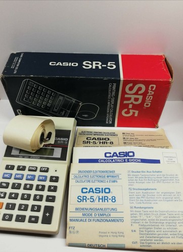 Casio calcolatrice - casio, sr-5