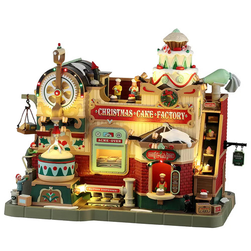 Christmas cake factory - cake,