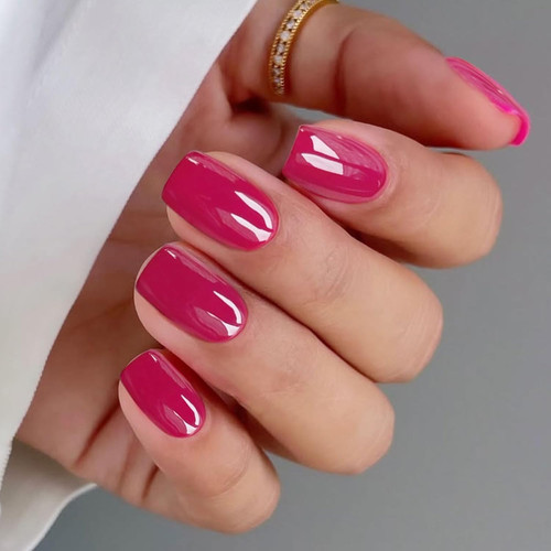 Unghie gel adesive rosso - unghie,