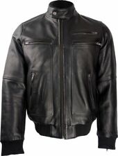 Giacca In Pelle Morbida In Pelle Di Bovino Giacca Da Pilota Flightjacket S -2XL