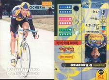 WLADIMIRO D'ASCENZO,CANTINA TOLLO-CO.BO.-N.75-R@R@ CARD CICLISMO MERLIN 96-NEW