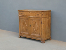Credenza rustica in legno di larice due ante e un cassetto, L 126,5 cm!