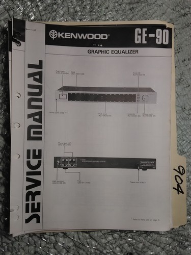 Kenwood manuale di - ge-90,