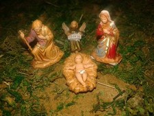 nativita' 4 PASTORI LANDI 3,5 CM   maria gesu' giuseppe angelo