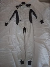 TUTA IGNIFUGA LEGGERA GRIGIO NERO OMP RACING ONE-S IA0-1860 OMOL FIA 8856-2018