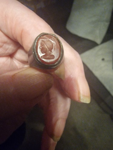 Anello romano bronzo - romano, con