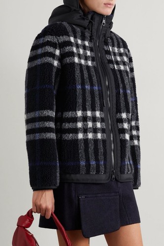Giacca teddy burberry quadri - teddy,