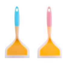 Spatole nel Silicone Larghe 2 Pezzi, Set di Spatole nel Silicone Resistenti3784