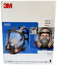 3M MASCHERA A PIENO FACCIALE  6900L COMPLETA 2 FILTRI + 2 PREFILTRI + 2 GHIERE